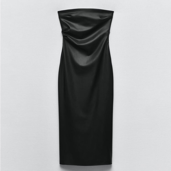 Zara Faux Leather Dress - Picture 1 of 1